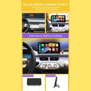 Système audio de voiture Chery <span class=keywords><strong>QQ</strong></span> Ice Cream 10,25 pouces, navigation GPS, image panoramique à 360 degrés, grand écran, autoradio, lecteur DVD de voiture - Product Image 5