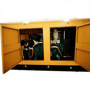 312.5KVA 250KW 저소음형 380V 삼상 천연가스 LPG 수냉식 발전기 세트 트레일러 전기 시동 AC 단상 - Product Image 1