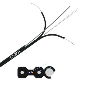 Precio de fábrica GJYXCH Venta caliente de fábrica Cable de bajada FTTH para exteriores 1 núcleo 2 núcleos G657A Cable plano de fibra óptica de acero de 1.0MM - Product Image 2
