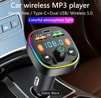 Prix de gros BT lecteur MP3 avec affichage numérique chargeur de voiture Pd charge rapide allume-cigare