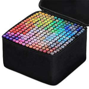 Оптовая Продажа с фабрики, Лидер продаж, разноцветные маркеры для рисования, двухсторонние маркеры для рисования, набор канцелярских принадлежностей - Product Image 6