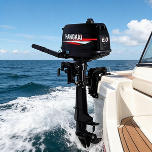 Moteurs hors-bord Hangkai 6 CV 2 temps à arbre court et long pour bateaux de pêche, bateaux pneumatiques et kayaks - En promotion - Product Image 4