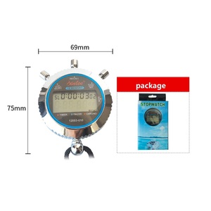 12003 professionale 10 giri di memoria <span class=keywords><strong>cronometro</strong></span> digitale per sport in acciaio inossidabile <span class=keywords><strong>orologio</strong></span> di arresto impermeabile <span class=keywords><strong>con</strong></span> allarme di conto alla rovescia - Product Image 4