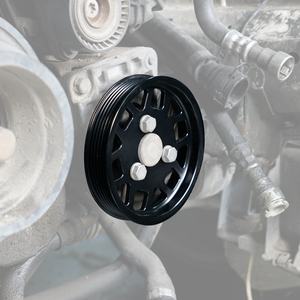 BEVINSEE 3 5 Series pour <span class=keywords><strong>BMW</strong></span> Poulie de pompe à eau Poulie de pompe de direction assistée avec kit de courroie pour moteurs <span class=keywords><strong>BMW</strong></span> E46 E36 E39 M54 M52TU - Product Image 5