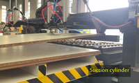 Ligne de production de meubles en panneaux de bois : Machine de nesting CNC avec chargement et déchargement automatiques, routeur CNC pour la cuisine