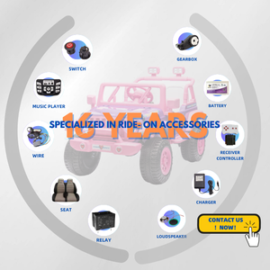 <span class=keywords><strong>2025</strong></span> lorda mới giá rẻ hai chỗ ngồi 4 bánh xe đi xe trên xe điện với Pin điều khiển từ xa cho 12 tuổi - Product Image 2