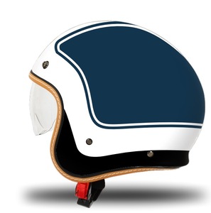 Motorrad Retro Helm <span class=keywords><strong>Open</strong></span> Face Blase Visier Maske Brille Roller Helme Casco Moto Vintage Helm - Product Image 2