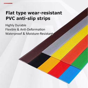 Bandes antidérapantes colorées pour la protection des bords d'escalier, bandes de transition pour les bords d'escalier - Product Image 1