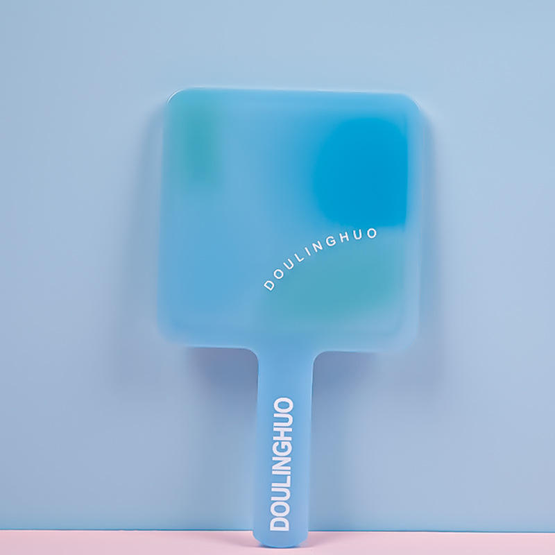 Rêve bleu semi-transparent-miroir carré 9*16cm