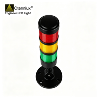 Lampe d'inspection LED portable étanche DC24V, rotative, pliable, à intensité variable, rouge, jaune, verte, voyant d'avertissement pour machine CNC