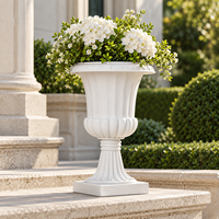 Vase à fleurs romain en plastique de luxe de haute qualité, vintage, détachable, pour centre de table de mariage, maison, jardin, événements floraux