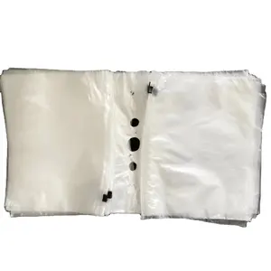 HDPE Slider Zipper Top Loaded Frosted Food Grade Deli Bags