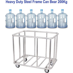 <span class=keywords><strong>Cesta</strong></span> de lavandería comercial de alta resistencia 11,35 Bushels Lona impermeable extraíble grande forrada de acero inoxidable para hoteles hospitales - Product Image 5