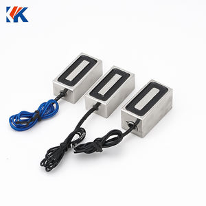 Elektromagnet Pengangkat Persegi Panjang Bertenaga <span class=keywords><strong>12V</strong></span> 24V DC Tipe Holding yang Dapat Disesuaikan - Product Image 2