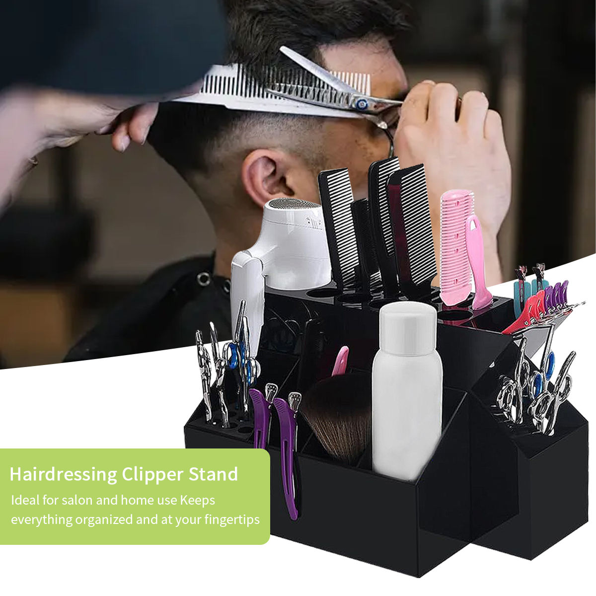 Hairdressing Tool Storage Box Complete Collection Hair Salon Products Hair  Barber Scissors Rolling Comb Clip Placement Rack Box