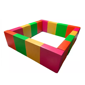 PISCINA DE BOLAS de algodón suave EPE para niños, patio de juegos al aire libre, patio interior, comercial, cuadrado - Product Image 3