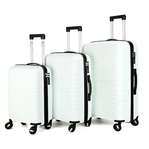 Yüksek kaliteli 3-Piece Set moda PP bagaj bavul lüks seyahat çantaları dayanıklı tekerlekler ile toptan gezileri için - Product Image 3