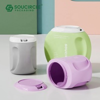 Bouteilles en plastique HDPE de 1L, 1,5L, 2L, 3L et 4L fabriquées en usine, adaptées aux capsules de lessive, avec bouchons inviolables.