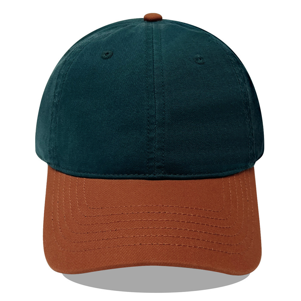 Dark green and orange