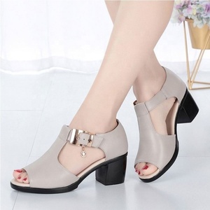 Ruizi pelle PU basso blocco tacco grosso sandali <span class=keywords><strong>da</strong></span> sera abito <span class=keywords><strong>da</strong></span> <span class=keywords><strong>sposa</strong></span> <span class=keywords><strong>scarpe</strong></span> Pump per le donne - Product Image 5