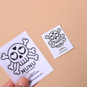 ป้ายคอ<span class=keywords><strong>เสื้อผ้า</strong></span>สตรีและเด็กแบบสั่งทำพิเศษสำหรับมืออาชีพ ป้ายทอโพลีเอสเตอร์รูปสี่เหลี่ยมผืนผ้า พิมพ์ตราสินค้า ป้ายบอกวิธีซักผ้า - Product Image 4