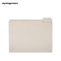Skywingproduct Top Sales 11PT Papel estándar Carpeta de archivos de Manila Tamaño de carta para Buff Variable Tabs 1/5 Cut