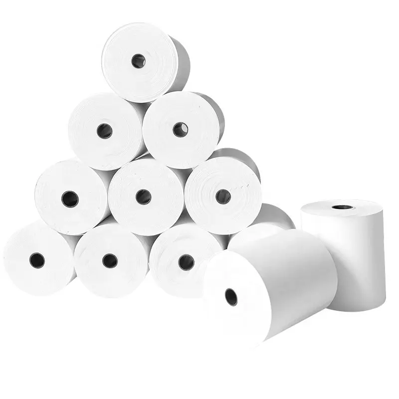 High quality thermal paper rolls white color cash roll register