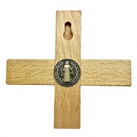 Crucifix en bois, croix de Jésus, suspendu, religieux, inspirant, INRI