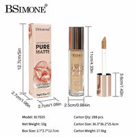 Foundation Cair Private Label OEM ODM, Concealer, Krim Penutup, Warna Kulit Hangat, Tahan Lama