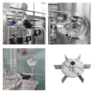 Alta qualidade 100l 300l 500l 1000l 2000l Fermentação Industrial Bioreactor preço - Product Image 4