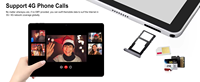 Tablette PC alliage d'aluminium 13 pouces 2160*1440 8GB + 256GB IPS android 12 octa-core 4G wifi appelant android tablette pc avec GPS