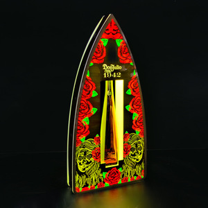 Presentador de Botella de <span class=keywords><strong>Tequila</strong></span> Don Julio <span class=keywords><strong>1942</strong></span> Personalizado, con Patrón de Rosas, Luz LED, Iluminado, de Metal y Acrílico, para Fiestas y Discotecas - Product Image 5