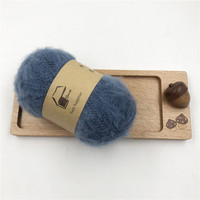 20% polyester 80% acrylique 50g Mode chaud alize puffy molletonnée mélangé fil pour tricoter balle