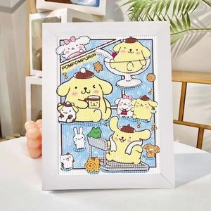 Promotionnel 5D bricolage point de croix Kits diamant peinture Hello Kitty dessin animé Art maison décoration murale - Product Image 3