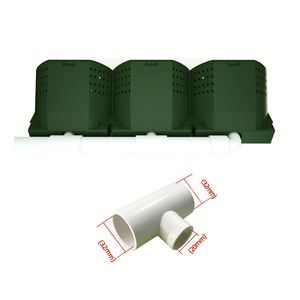 Mur vertical de jardin intérieur et extérieur, peut être suspendu, système d'irrigation goutte à goutte, mur végétal, ensembles de pots de fleurs en plastique - Product Image 2