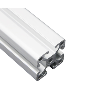 Good Quality Custom 4040W <strong>Aluminum</strong> Anodized Extrusion <strong>40x40</strong> <strong>mm</strong> Silver Industrial Alloy Framing <strong>Profiles</strong> or Workbench CNC - Product Image 4