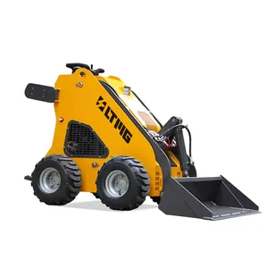 Secsun movimento movimento terra nuovo di zecca Mini pneumatici da 300kg ruota Mini Skid Steer Loader