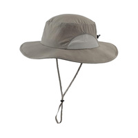 Portable UV50 + chapeau seau en Nylon réglable avec large bord couleur unie casquette de Protection solaire à séchage rapide pour hommes femmes bascule arrière