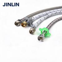 Tuyau flexible tressé en acier inoxydable 304 JINLIN haute pression pour robinet de toilette et chauffe-eau
