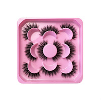 14 Pares de Pestañas Postizas con Efecto Desordenado y Voluminoso, Pestañas Rizadas y Gruesas Estilo Europeo y Americano, Pestañas de Maquillaje de Venta Caliente Transfronteriza