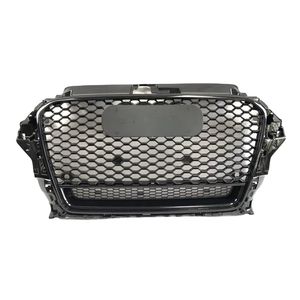 Grille de pare-chocs avant en <span class=keywords><strong>nid</strong></span> <span class=keywords><strong>d</strong></span>'<span class=keywords><strong>abeille</strong></span> pour <span class=keywords><strong>Audi</strong></span> <span class=keywords><strong>A3</strong></span>/s3 2012-2014 100% Fit <span class=keywords><strong>8V</strong></span> - Product Image 1