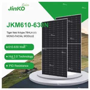 Paneles solares Jinko Tier 1 A Grado 600 Wat a 700 Watt Europa Almacén Salar Panneaux Placas bajas Solares Tiger Neo 750Wat 620W