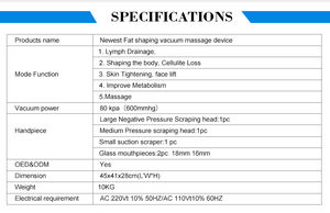 폭발적인 핫 진공 바디 마사지 스크래핑 컵핑 3-in-1 물리치료 기기 가정용/상업용 가능 - Product Image 4