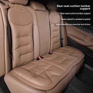 Coussin de dossier de siège toutes saisons en cuir nappa pour Mercedes-Benz BMW Passat Cars Coussin de siège de voiture à ventilation respirante d'été - Product Image 3
