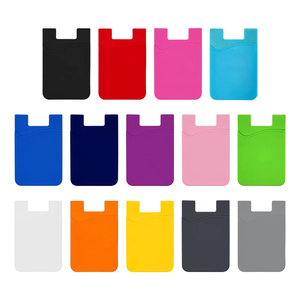 In Silicone Stick sul <span class=keywords><strong>cellulare</strong></span> <span class=keywords><strong>portafoglio</strong></span> tascabile <span class=keywords><strong>porta</strong></span> carte di credito custodia del telefono - Product Image 5