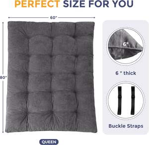 Colchoneta de Espuma Viscoelástica Tatami, Colchón Enrollable para Dormir en el Suelo, para Habitación, Dormitorio - Product Image 2