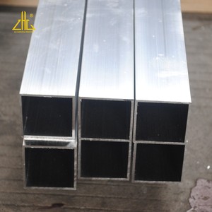 Tubes rectangulaires de forme carrée en Aluminium, 2 pièces, 25x25mm d'épaisseur 2 mm - Product Image 3