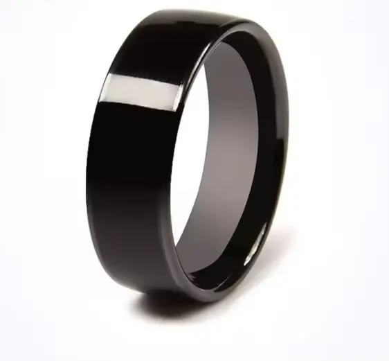 13.56Mhz Nfc Vinger Ring Mobiele Telefoon Nfc Carbon Fiber Nfc Ring