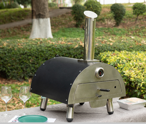 <span class=keywords><strong>Horno</strong></span> eléctrico comercial para Pizza al aire libre, de madera, con <span class=keywords><strong>piedra</strong></span> de Pizza de 405x405MM - Product Image 1