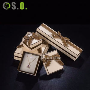 Cajas de Regalo para Joyería con Lazo, Cajas para Pulseras, Pendientes, Anillos, Collares, Estuches de Embalaje para Joyería, Caja de Almacenamiento y Exhibición - Product Image 3